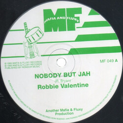 Robbie Valentine Nobody But Jah / No Love For Free Vinyl 12" USED