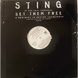 Sting If You Love Somebody Set Them Free (A Brothers In Rhythm Soundtrack) Vinyl 12" USED