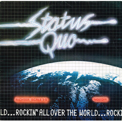Status Quo Rockin' All Over The World Vinyl LP USED