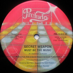 Secret Weapon (2) Must Be The Music USED VINYL 12INCH 33 S RPM
