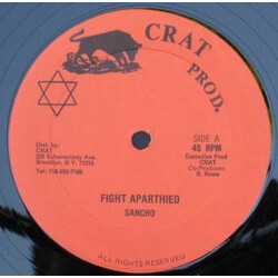 Sancho (2) / Mount Zion Crew Fight Apartheid USED VINYL 12INCH