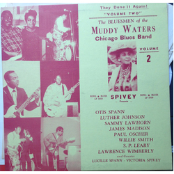 The Bluesmen Of The Muddy Waters Chicago Blues Band Spivey Presents Volume Two Vinyl LP USED