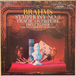Johannes Brahms / Fritz Reiner / The Chicago Symphony Orchestra Symphony No. 3, Tragic Overture Vinyl LP USED