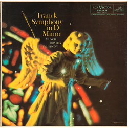 César Franck / Charles Munch / Boston Symphony Orchestra Symphony In D Minor Vinyl LP USED
