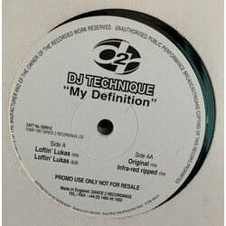DJ Technique My Definition USED VINYL 12INCH PROMO