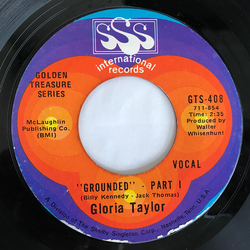 Gloria Taylor Grounded Part 1 / You Got To Pay The Price Vinyl 7" USED