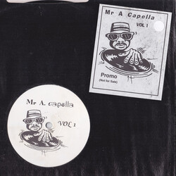 Mr A. Capella Vol 1 USED VINYL 12INCH 33 S RPM PROMO