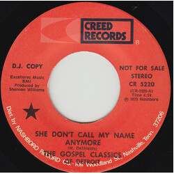 The Gospel Classics She Don't Call My Name Anymore / The Morning Train USED VINYL 7INCH 45 RPM SINGLE PROMO