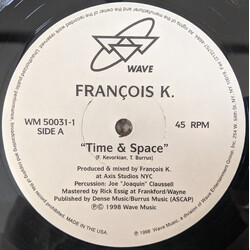 François Kevorkian Time And Space USED VINYL 12INCH 45 RPM SINGLE
