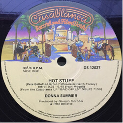 Donna Summer Hot Stuff Vinyl 12" USED