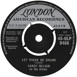 Sandy Nelson Let There Be Drums USED VINYL 7INCH 45 RPM SINGLE