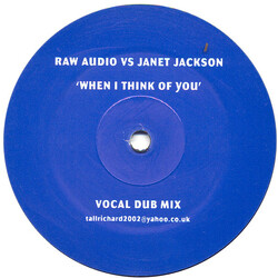 Raw Audio (3) / Janet Jackson When I Think Of You Vinyl 12" USED
