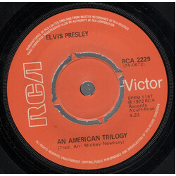 Elvis Presley An American Trilogy VINYL 7" USED