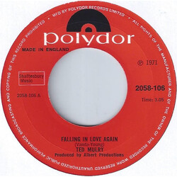 Ted Mulry Falling In Love Again USED VINYL 7INCH 45 RPM SINGLE