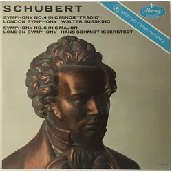 Walter Susskind / Franz Schubert / London Symphony Orchestra / Hans Schmidt-Isserstedt Schubert: Symphony No. 4 & 6 Vinyl LP USED