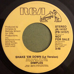 Richard 'Dimples' Fields Shake 'Em Down (LP Version) Vinyl 7" USED
