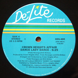 Crown Heights Affair Dance Lady Dance / The Rock Is Hot USED VINYL 12INCH 33 S RPM