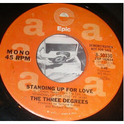 The Three Degrees Standing Up For Love Vinyl 7" USED