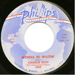 Charlie Rich / The Gene Lowery Singers Gonna Be Waitin' / School Days USED VINYL 7INCH SINGLE 45 RPM
