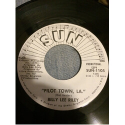 Billy Lee Riley Pilot Town, La. USED VINYL 7INCH 45 RPM SINGLE PROMO MONO