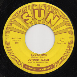 Johnny Cash & The Tennessee Two Sugartime / My Treasurer USED VINYL 7INCH 45 RPM SINGLE