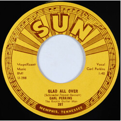 Carl Perkins Glad All Over USED VINYL 7INCH 45 RPM STYRENE MONO