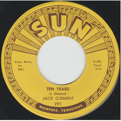 Jack Clement Ten Years USED VINYL 7INCH 45 RPM SINGLE MONO