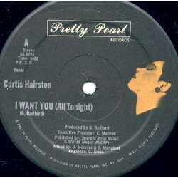 Curtis Hairston I Want You (All Tonight) VINYL 12" USED