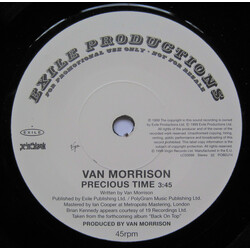 Van Morrison Precious Time USED VINYL 7INCH 45 RPM SINGLE SIDED SINGLE PROMO