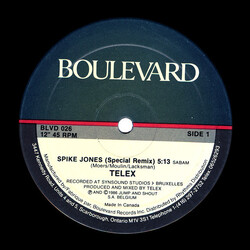 Telex Spike Jones VINYL 12" USED