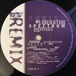 Chris Liberator Spectrum - Remixes USED VINYL 12INCH 33 S RPM