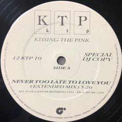 Kissing The Pink Never Too Late To Love You USED VINYL 12INCH 45 RPM PROMO