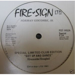Norman Giscombe Jr. Get Up And Dance USED VINYL 12INCH 33 S RPM PROMO LIMITED EDITION