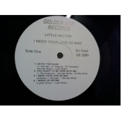 Little Milton I Need Your Love So Bad Vinyl LP USED