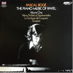 Pascal Rogé / Maurice Ravel The Piano Music Of Ravel  Volume One Vinyl LP USED