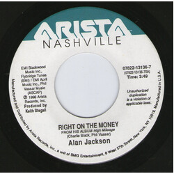 Alan Jackson (2) Right On The Money USED VINYL 7INCH SINGLE