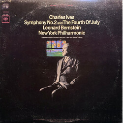 Charles Ives / Leonard Bernstein / The New York Philharmonic Orchestra Symphony No. 2 And The Fourth Of July Vinyl LP USED
