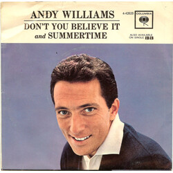 Andy Williams Don't You Believe It USED VINYL 7INCH 45 RPM SINGLE STYRENE