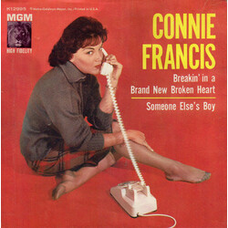 Connie Francis Breakin' In A Brand New Broken Heart USED VINYL 7INCH 45 RPM SINGLE