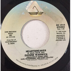 Dionne Warwick Heartbreaker / I Can't See Anything (But You) USED VINYL 7INCH 45 RPM SINGLE STYRENE STEREO