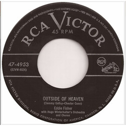 Eddie Fisher Outside Of Heaven / Lady Of Spain USED VINYL 7INCH 45 RPM