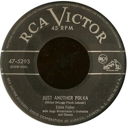 Eddie Fisher / Hugo Winterhalter's Orchestra And Chorus Just Another Polka USED VINYL 45 RPM 7INCH