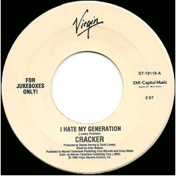 Cracker I Hate My Generation USED VINYL 7INCH 45 RPM JUKEBOX