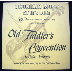 Various Mountain Music At It's Best (12 Old Time Tunes Recorded At The 32th Annual Old Fiddler's Convention At Galax, Virginia) Vinyl LP USED