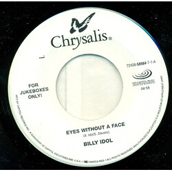 Billy Idol Eyes Without A Face USED VINYL 7INCH JUKEBOX