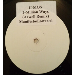 C-Mos 2 Million Ways (Axwell Remix) USED VINYL 12INCH SINGLE SIDED WHITE LABEL