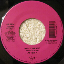After 7 Ready Or Not USED VINYL 7INCH 45 RPM SINGLE