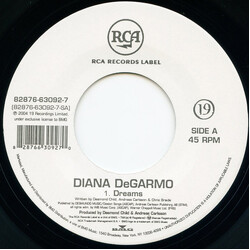 Diana DeGarmo Dreams USED VINYL 7INCH 45 RPM