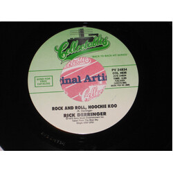 Rick Derringer Rock And Roll, Hoochie Koo / Hang On Sloopy USED VINYL 7INCH 45 RPM SINGLE REISSUE