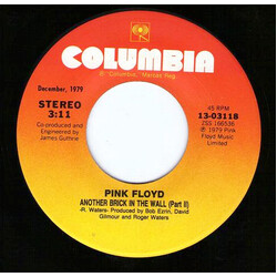 Pink Floyd Another Brick In The Wall (Part II) / One Of My Turns USED VINYL 7INCH 45 RPM SINGLE REISSUE STEREO